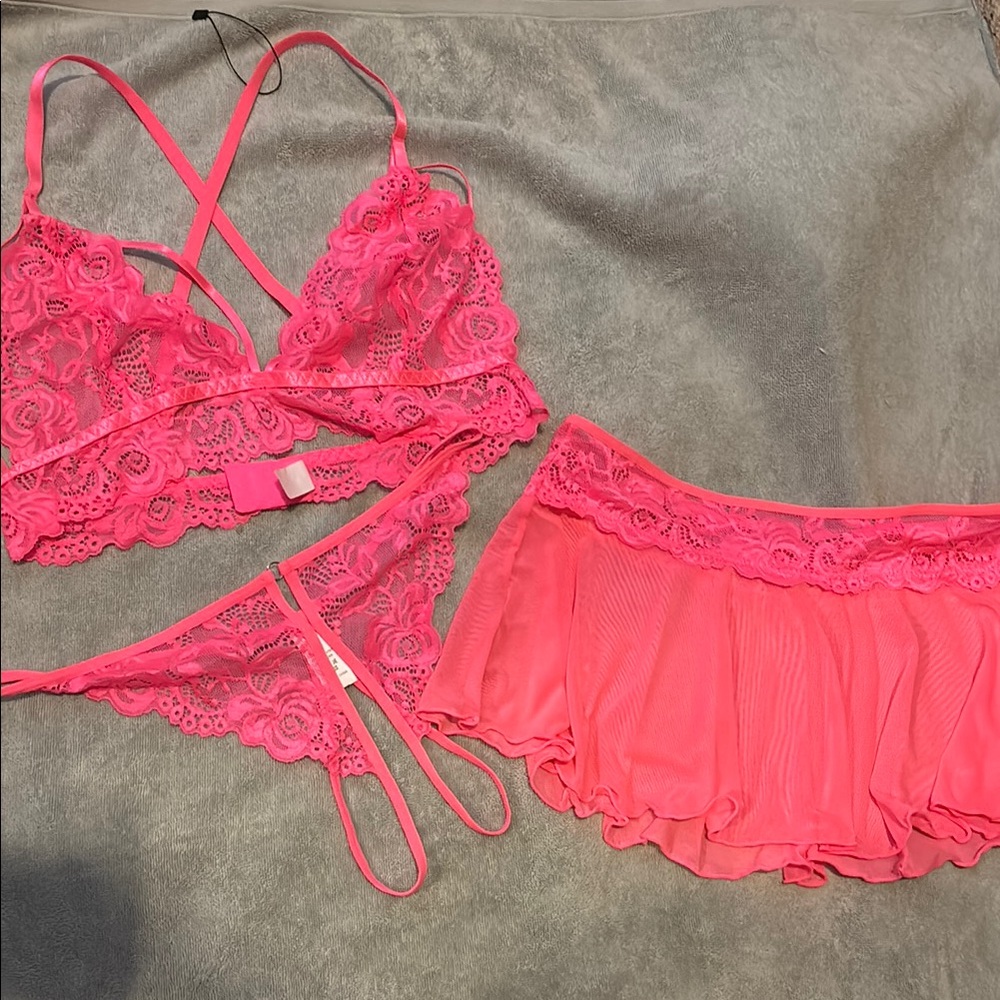 Pink Lace  Intimates